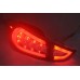 Hyundai Elantra 12- Black Face Light Bar LED Tail Lamp